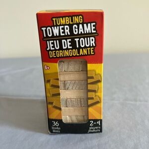 Tumbling Tower (Mini) Game - Natural Wood